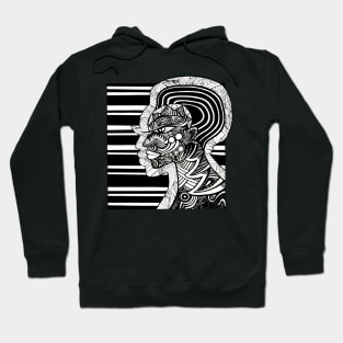 Intricate Profile Hoodie